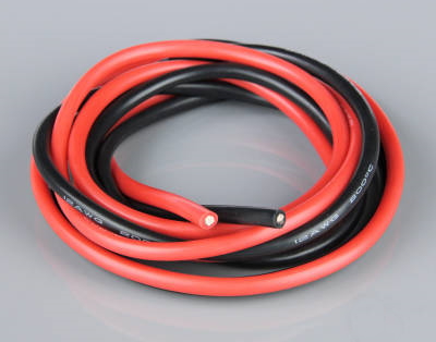 Silicone Wire 12AWG 1Mtr Red and Black