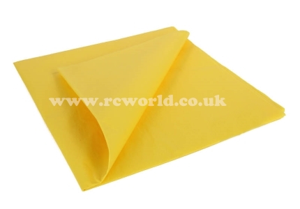 Trainer Yellow Lightweight Tissue Covering Paper 50x76cm 5 Sheets