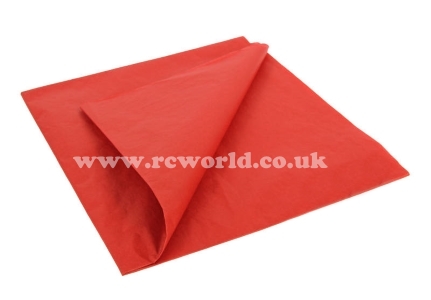 Reno Red Lightweight Tissue Covering Paper 50x76cm 5 Sheets