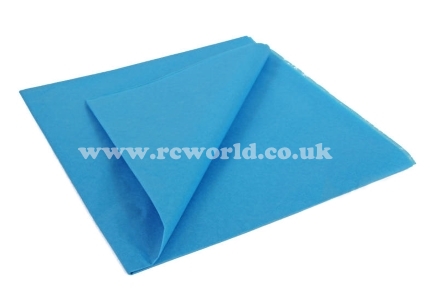 Mediterranean Blue Lightweight Tissue Covering Paper 50x76cm 5 Sheets