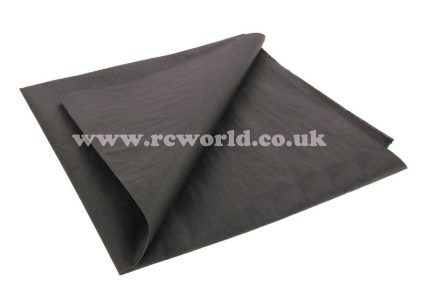 Stealth Black Lightweight Tissue Covering Paper 50x76cm 5 Sheets