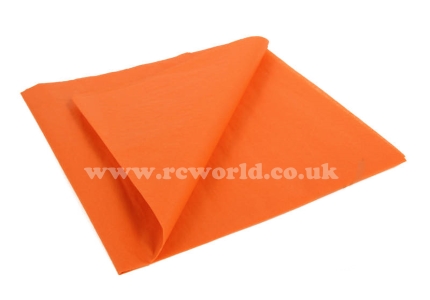 Golden Orange Lightweight Tissue Covering Paper 50x76cm 5 Sheets