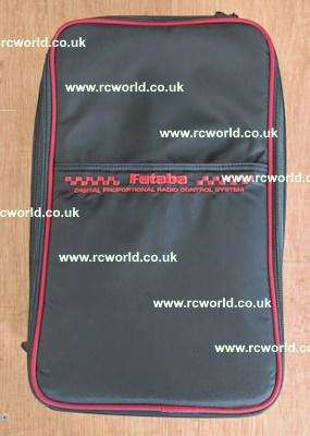 Futaba Transmitter Soft Bag Large Black Red