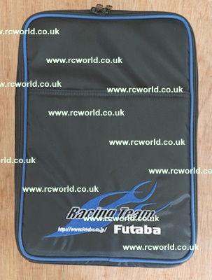 Futaba Racing Team Transmitter Soft Bag Large Black Blue