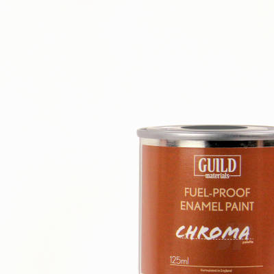 Gloss Clear 125ml Tin Chroma Enamel Fuelproof Paint