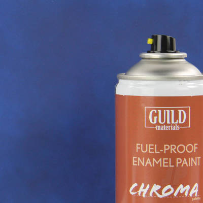 Matt Dark Blue 400ml Aerosol Chroma Enamel Fuelproof Paint