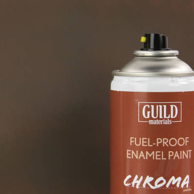 Matt PC10 Dirty Brown 400ml Aerosol Chroma Enamel Fuelproof Paint
