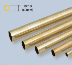 Brass Tube - 1/4 x .014 x 12