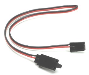 Futaba 300mm Extension Lead Std Wire with Clip