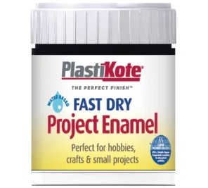 Gloss Black Enamel Paint 59ml B1 Fast Dry PlastiKote