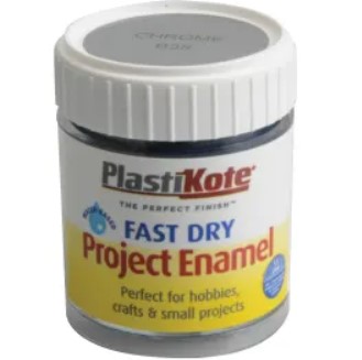 Chrome Enamel Paint 59ml B35 Fast Dry PlastiKote