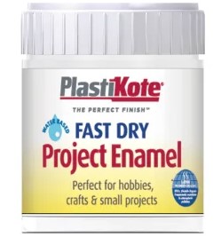 Gloss White Enamel Paint 59ml B4 Fast Dry PlastiKote