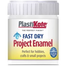 Matt White Enamel Paint 59ml B5 Fast Dry PlastiKote