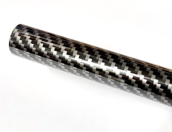 Carbon Fibre Iron On Covering 2 Meters