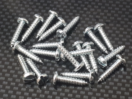3.5 x 13mm Slotted Self Tapping Screw Pk24