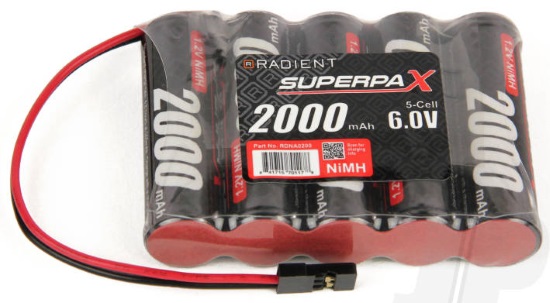 Radient NiMh 6v 2000mAh Battery