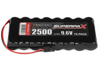 NiMH 9.6V 2500mAh AA Flat Transmitter Battery Pack