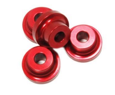Standoff 10mm Pk4 5mm Hole Red