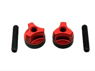 Wing Bolts M6 Steel Red