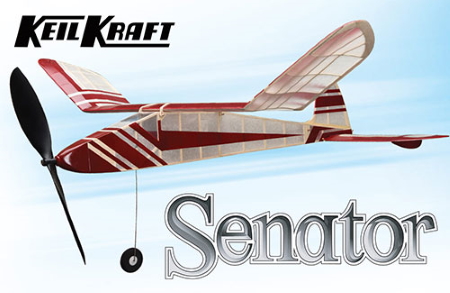 Keil Kraft Senator Kit 32inch Free-Flight Rubber Duration