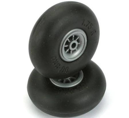 Dubro 3-1/4inch 82.55mm Wheels with Smooth Tyres Pair