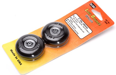 Dubro 2in 51mm Wheels with Smooth Tyres Pair