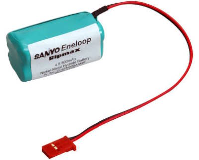 Sanyo 4.8v 800mAh Eneloop Receiver Pack Square