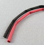 Heat Shrink 6.5mm 1mtr Black and Red