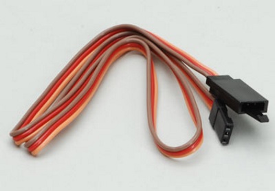 Spektrum / JR Extension Lead 500mm Std Wire with Clip